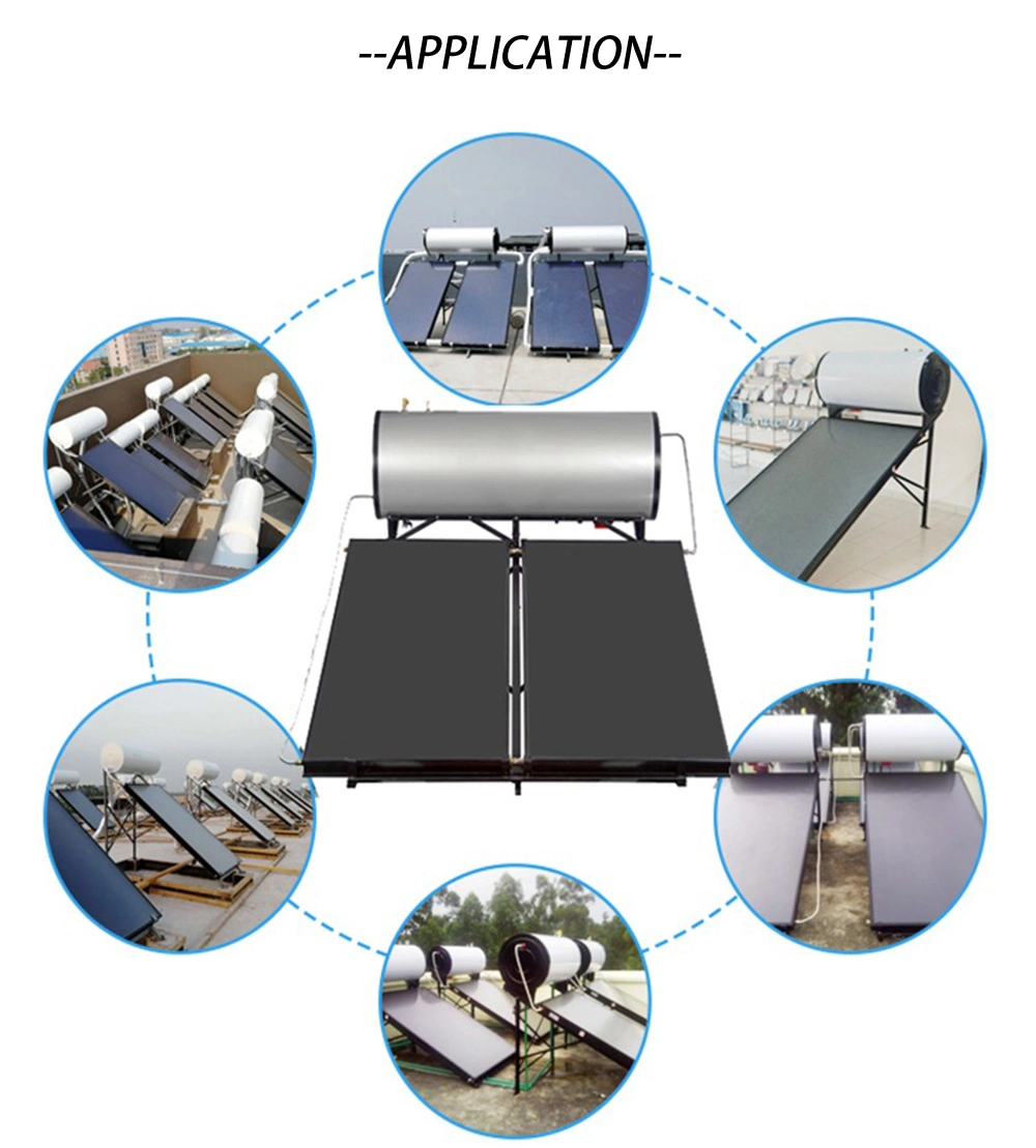 Easy to Install Indirect Solar Collector Hot Water Pumping Heating System