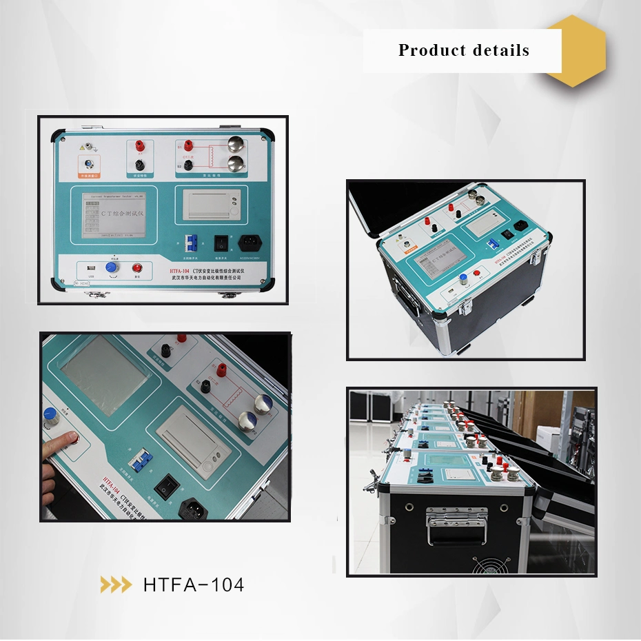Htfa-104 High Performance Automatic Variable Frequency Current Transformer CT PT Analyzer