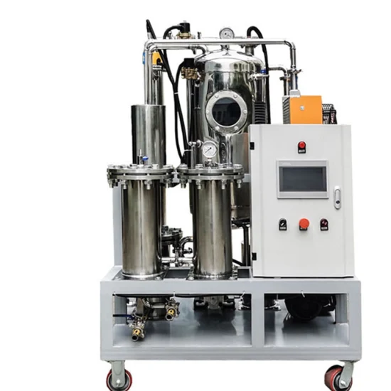 Vacuum Separation Water and Impurities Waste Sunflower Cooking Oil Purifier