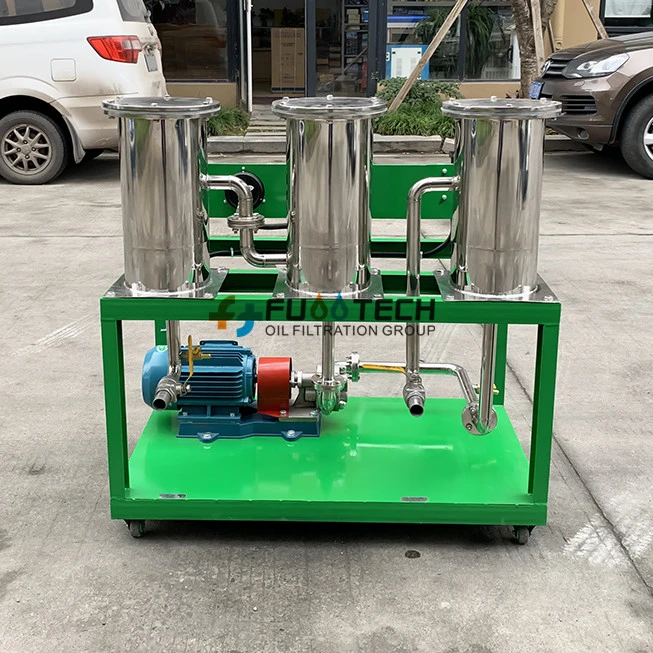 Portable Oil Purifier with Three Stage Filter Element