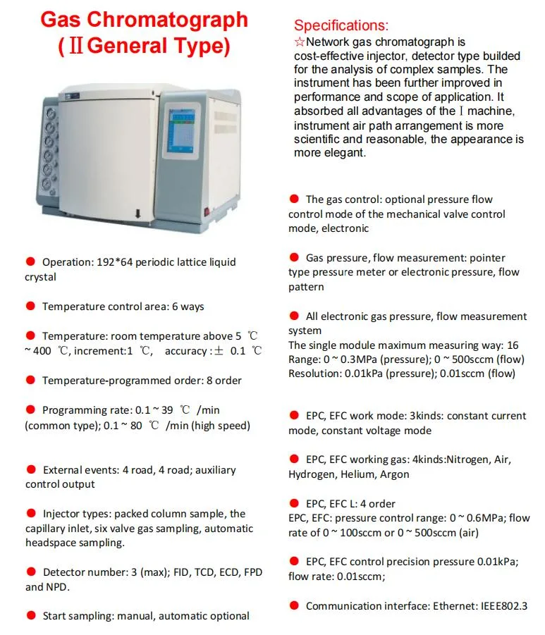 Transformer Oil Gas Analysis GC Gas Chromatograph Tester