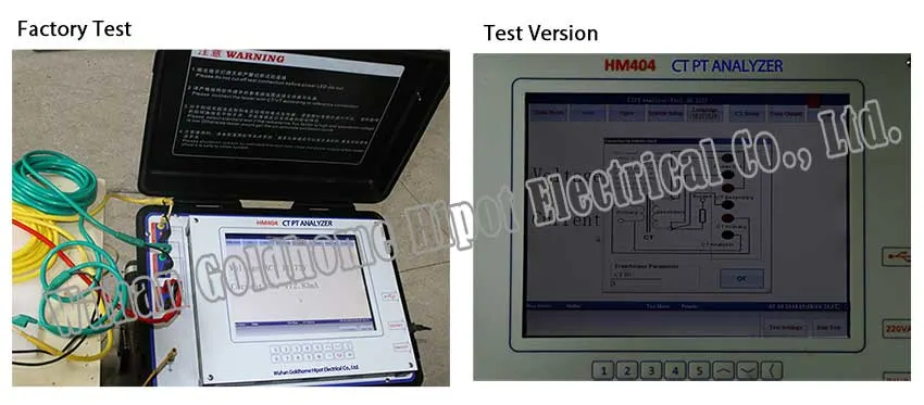 Variable Frequency Mode CT / PT Analyzer with High Accuracy 0.05%