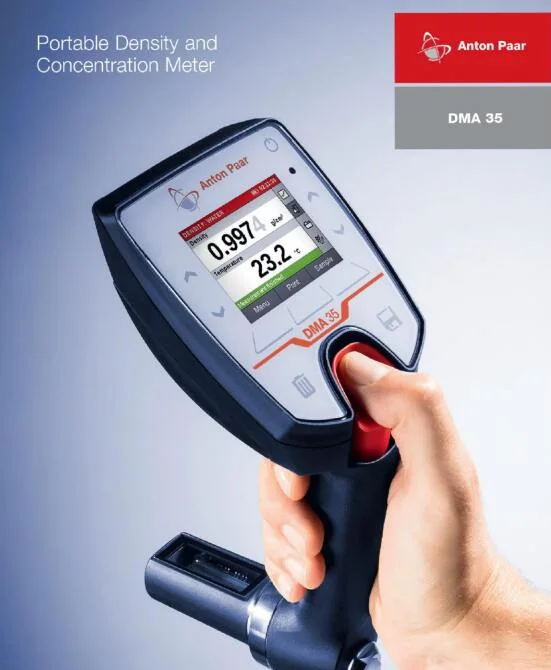 Portable Density and Concentration Meter for Petroleum Oil