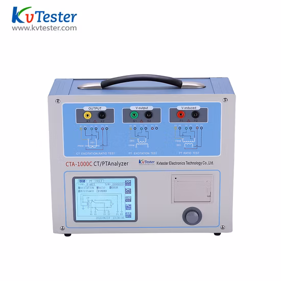 2022 New Version Easy Operation DSP ARM Variable Frequency Voltage CT PT Analyzer