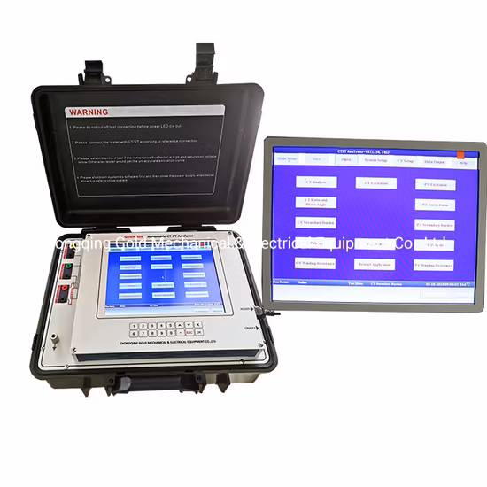 CT PT Testing Equipment Multifunction Current Transformer Tester Analyzer
