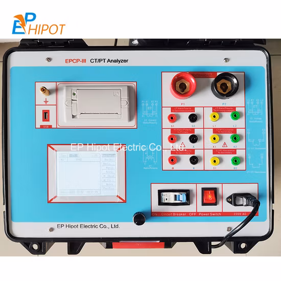 Automatic CT PT Analyser Ctpt Characteristic Tester Transformer Polarity Ratio Analyzer