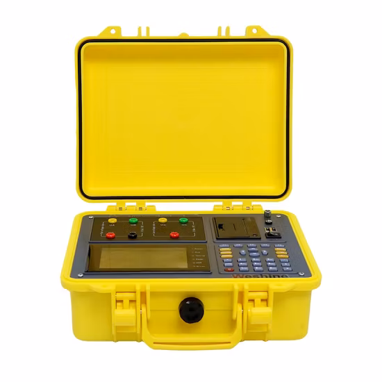 Rechargeable Irregular Angle CT Transformer Windings Turns Ratio TTR Tester
