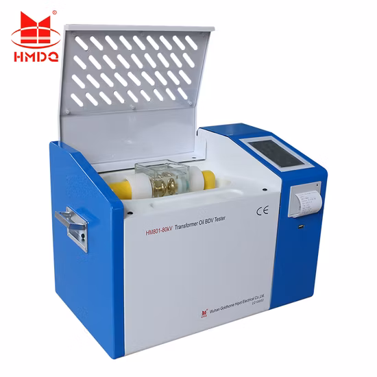 80kv, 100kv Transformer Oil Automatic Insulating Dielectric Strength Bdv Tester Insulation Oil Breakdown Voltage Test Set Equipment
